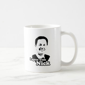 Caneca De Café Eu concordo com o Nick