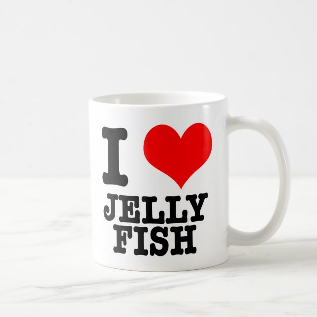 CANECA DE CAFÉ EU CORAÇÃO (AMOR) PEIXE DE GELO (Direita)