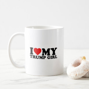 Caneca De Café Eu Corto Meu Coração Vermelho Da Garota