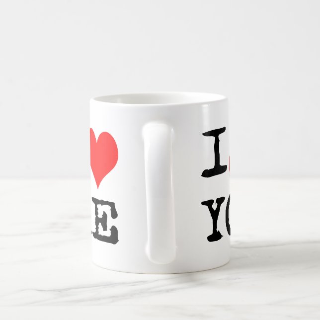Caneca De Café Eu corto você e eu personalizáveis (Alça)
