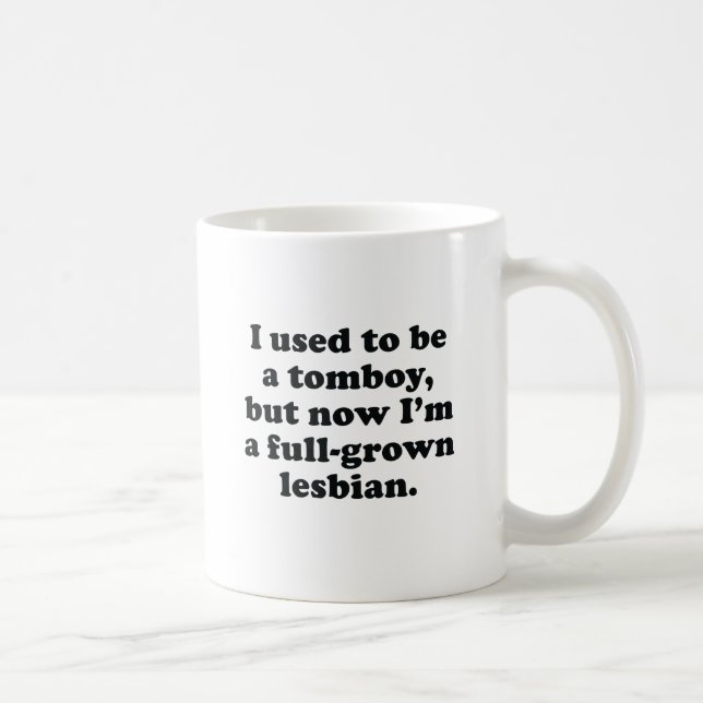 Caneca De Café Eu costumava ser um menino-moleque (Direita)