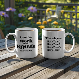 Caneca De Café Eu Costumava Trabalhar com Lendas Piada de Aposent