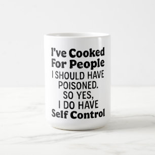 Caneca De Café Eu cozinhei para Pessoas que eu deveria ter envene