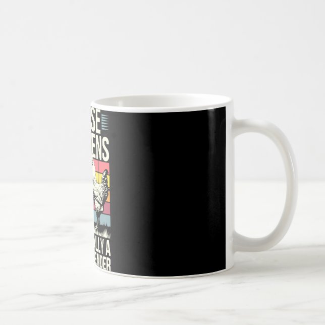 Caneca De Café Eu Crio Galinhas Eu Literalmente Sou Uma Camisa de (Direita)