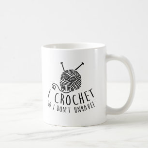 Caneca De Café Eu Crochet assim que eu não unravel