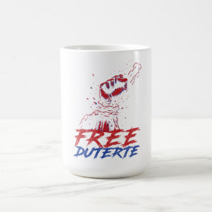 Caneca De Café Eu Defendo Duterte Free DU30 Duterte