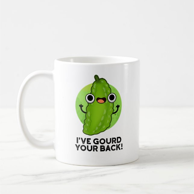 Caneca De Café Eu dei-te o teu traseiro, Engraçado, Veggie Pun (Esquerda)