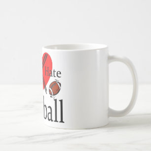 Caneca De Café Eu deio o futebol