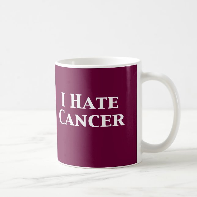 Caneca De Café Eu deio presentes do cancer (Direita)