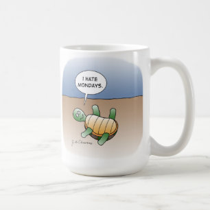 CANECA DE CAFÉ EU DEIO SEGUNDAS-FEIRAS