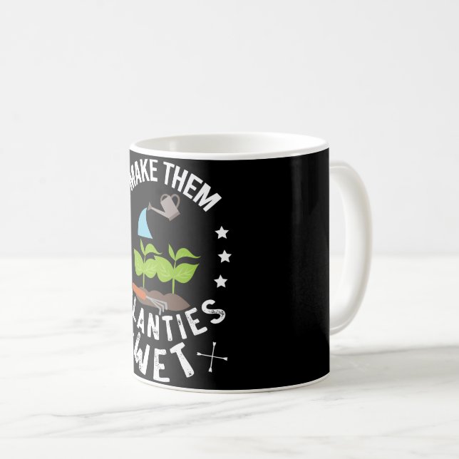 Caneca De Café Eu Deixo as Plantinhas Molhadas Presente para Jard (Frente Esquerda)