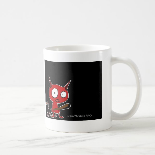 Caneca De Café Eu desejo que você era um pinata (Direita)