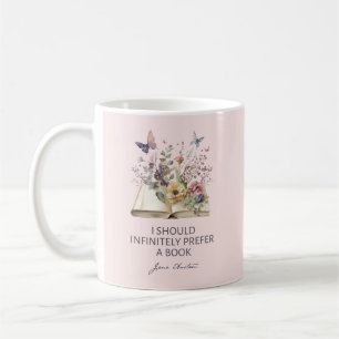 Caneca De Café Eu Deveria Preferir Infinitamente Um Livro II - Ja