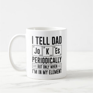 Caneca De Café Eu Digo Às Piadas Pais Periodicamente