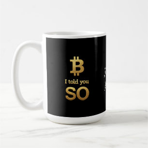 Caneca De Café Eu Disse-Te, Bitmoney Ultimate Crypto Comeback