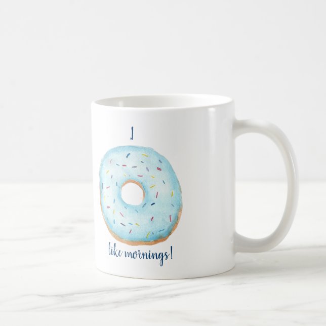 Caneca De Café Eu Dobro Como Manhãs (Direita)