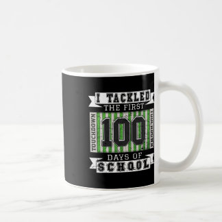 Caneca De Café Eu Enfrentei Os Primeiros 100 Dias De Escola - Vin