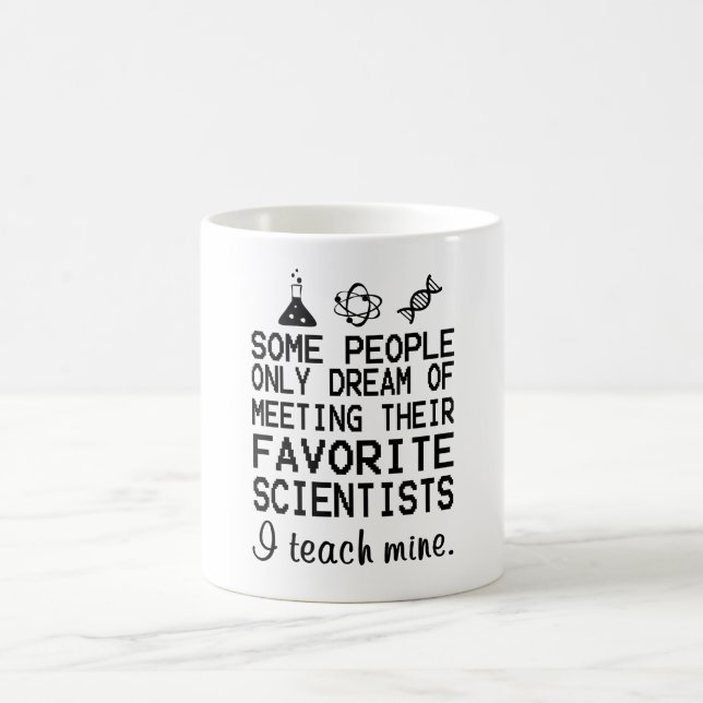 Caneca De Café Eu ensino a meus o professor de ciências (Centro)