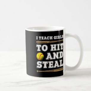 Caneca De Café Eu Ensino Garotas a Bater e Roubar - Camisa Macia