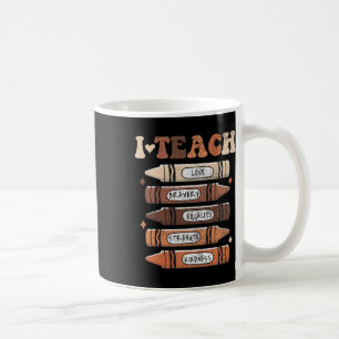 Caneca De Café Eu Ensino Mês da História Negra Professor Negro Me