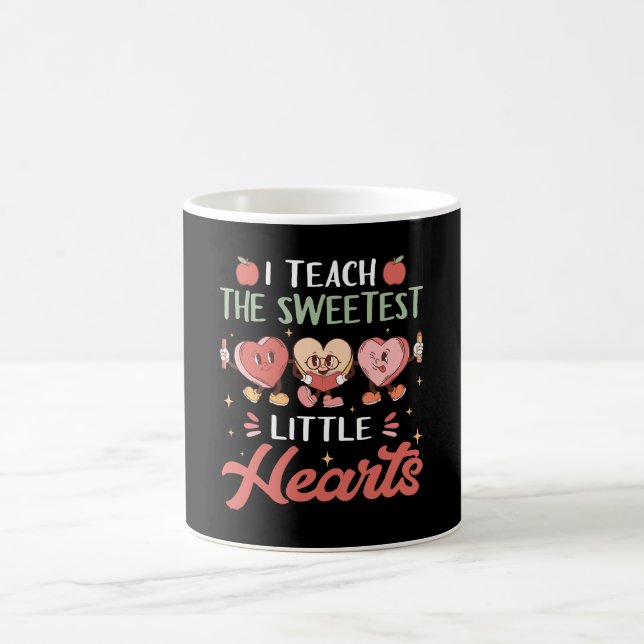 Caneca De Café Eu Ensino O Coração Mais Doce (Centro)