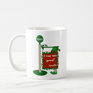 Caneca De Café "Eu era muito bom" ou "Papais noeis malvados" Mug