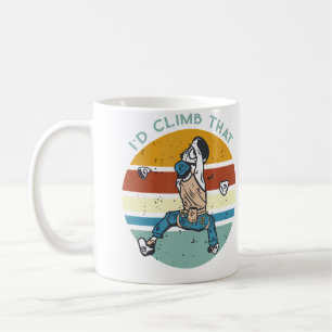 Caneca De Café Eu Escalaria Aquela Parede Escalada Bouldering