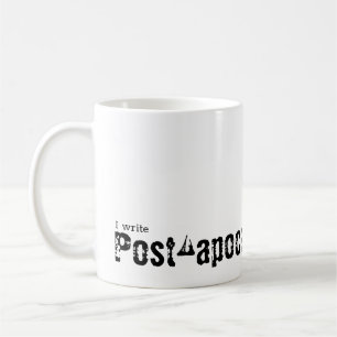 Caneca De Café Eu escrevo ficção apocalíptica Postada