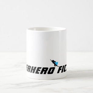 Caneca De Café Eu escrevo Ficção de Super Herói