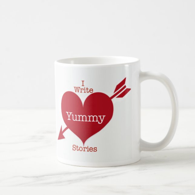 Caneca De Café Eu Escrevo Histórias Idiotas Mug (Direita)