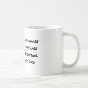 Caneca De Café Eu escrevo o código