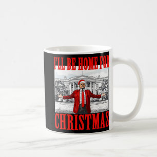 Caneca De Café Eu Estarei Em Casa Para O Natal Para Papais noeis
