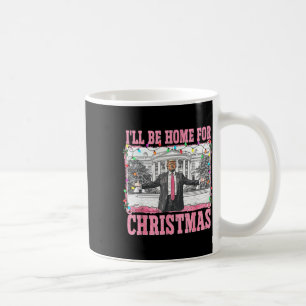 Caneca De Café Eu Estarei Em Casa Para Papais noeis De Natal Engr