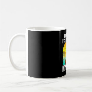 Caneca De Café Eu estaria pescando com meu tio pescador engraçado