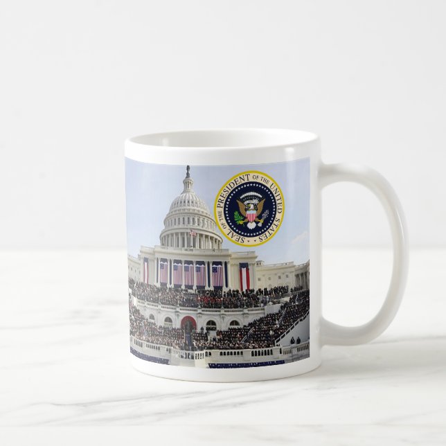 Caneca De Café EU ESTAVA LÁ NO DIA DA INAUGURAÇÃO DO Presidente O (Direita)