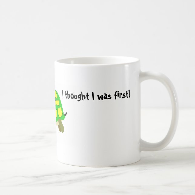 Caneca De Café Eu estou até agora atrás (Direita)