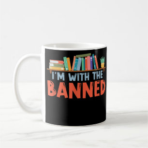 Caneca De Café Eu estou com a proibição dos amantes de livros