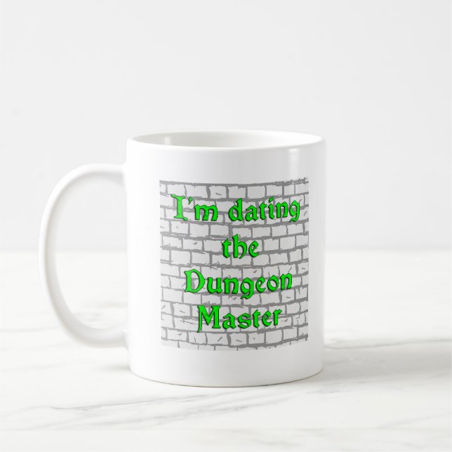Caneca De Café Eu estou datando o mestre do Dungeon (Esquerda)