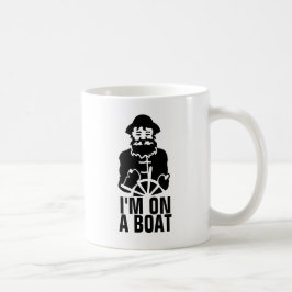 Caneca De Café Eu estou em um barco