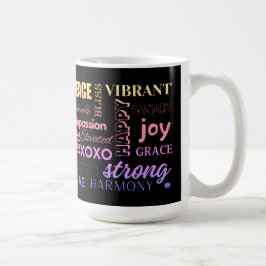 Caneca De Café Eu estou lembrando diariamente palavras de alta vi