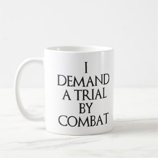 Caneca De Café Eu exijo uma experimentação pelo combate