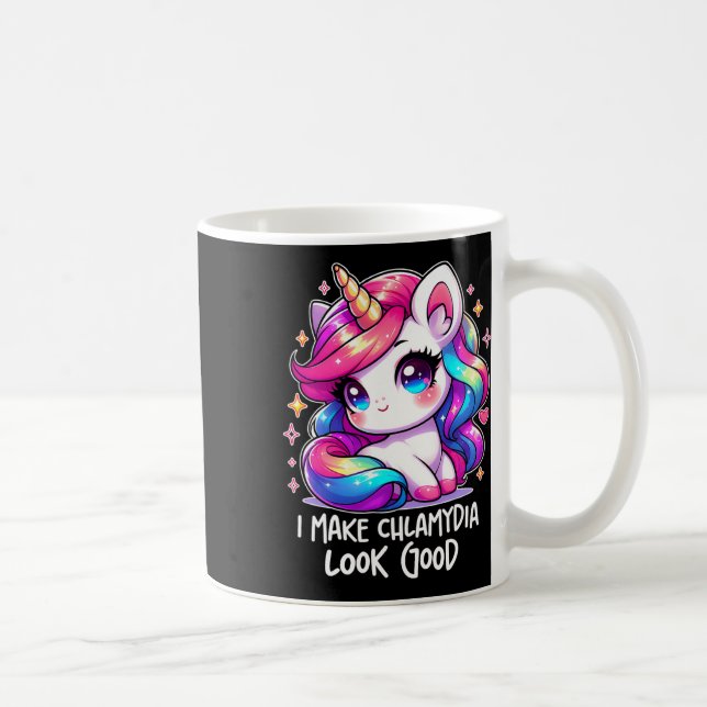 Caneca De Café Eu Faço A Chlamydia Parecer Engraçada Wei Inapropr (Direita)