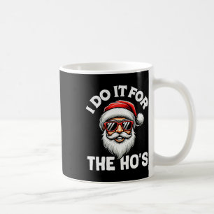 Caneca De Café Eu Faço Isso Para O Natal De Hos. Papais noeis Eng