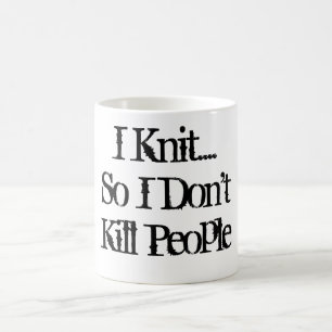 Caneca De Café Eu faço malha…