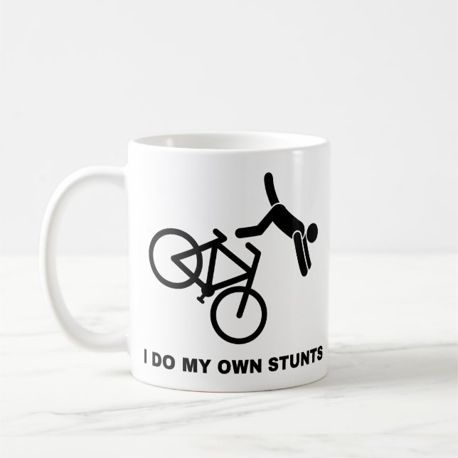 Caneca De Café Eu Faço Meus Próprios Estunts (Esquerda)