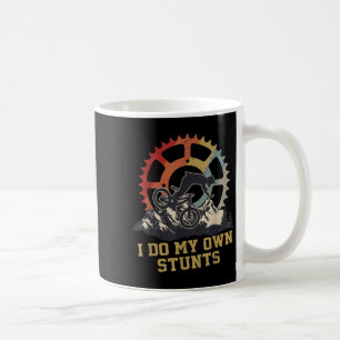 Caneca De Café Eu Faço Meus Próprios Estunts Bicicleta Mountain B
