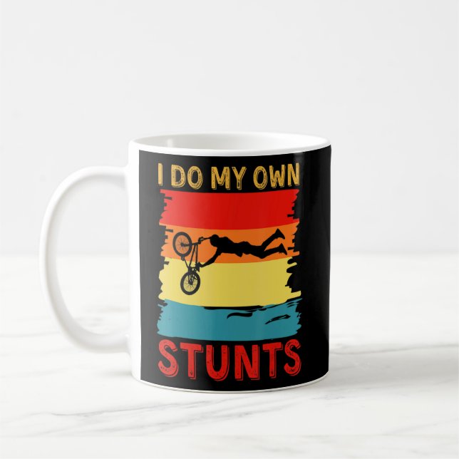 Caneca De Café Eu Faço Minhas Próprias Pedras De Bicicleta Montan (Esquerda)