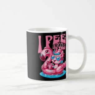Caneca De Café Eu Faço Xixi Em Piscinas Piada De Natação Verão Di