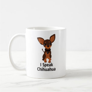 Caneca de Café Eu Falo Chihuahua