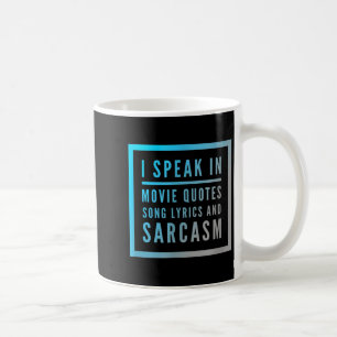 Caneca De Café Eu Falo Em Citações De Filmes Letras De Músicas E 